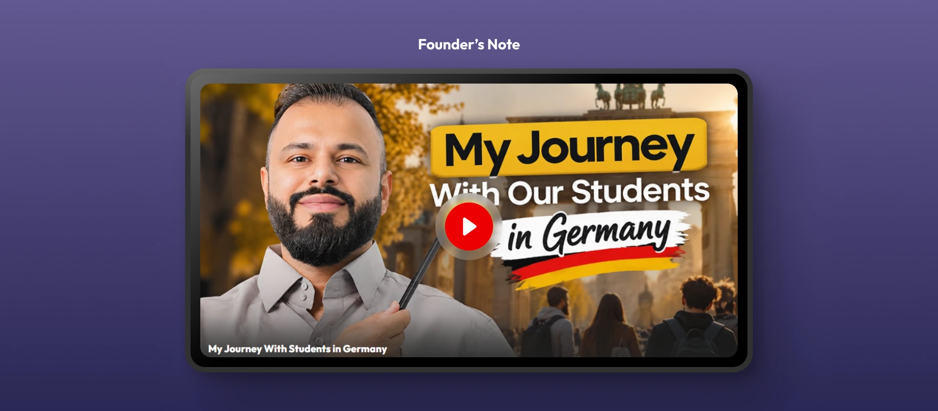 My Journey With Students in Germany
