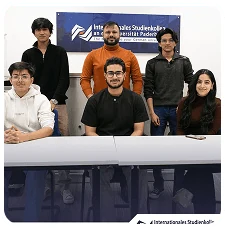 Students at a planning session