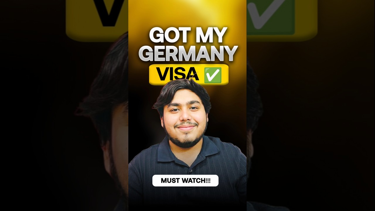 He Just Got His German Visa - Watch His Reaction